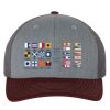 112 Trucker Cap - Greely PTO Heather gray/charcoal/maroon Thumbnail